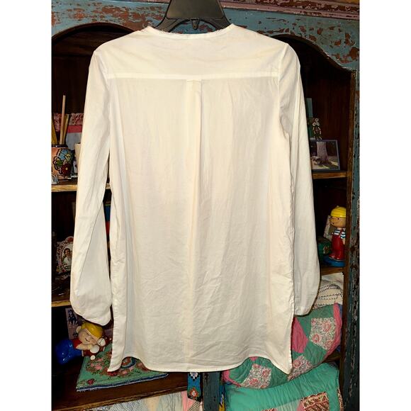 ERMANNO SCERVINO JUNIOR EMBROIDERED BLOUSE MADE IN ITALY 14 - Picture 2 of 7